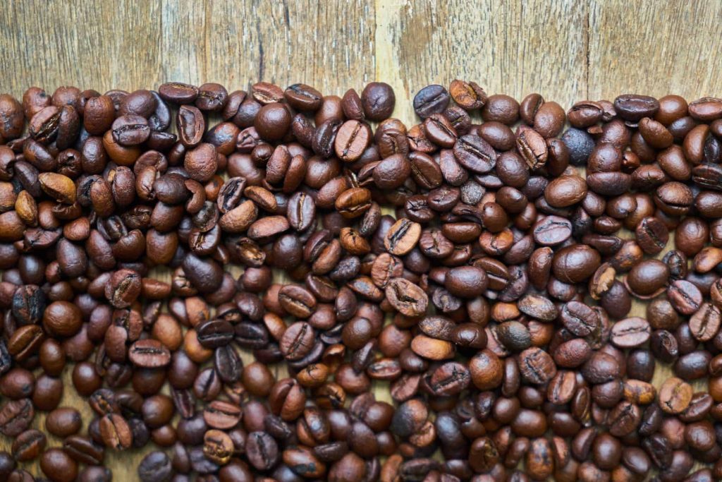 whole coffee beans