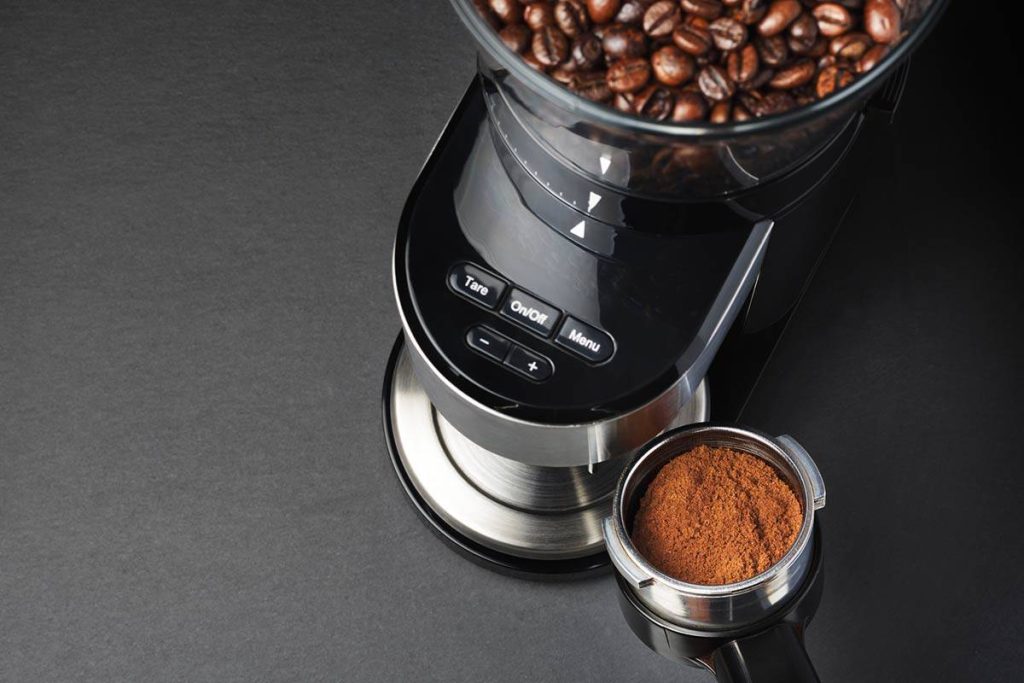 electric burr coffee grinder