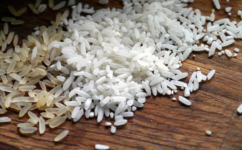 uncooked rice