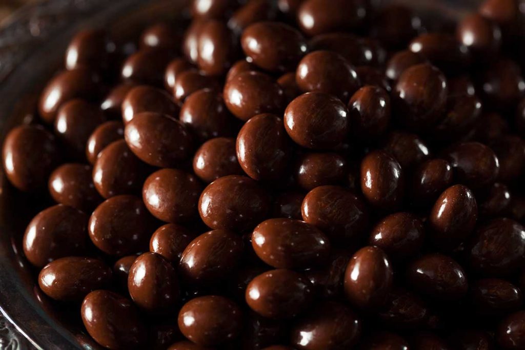 how much caffeine in chocolate-covered espresso beans