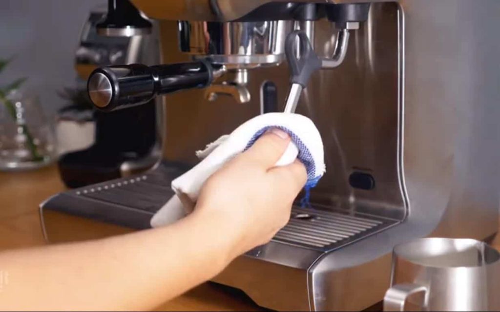 cleaning steam wand