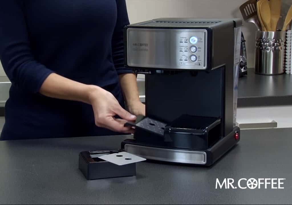 cleaning mr coffee espresso machine drip trays